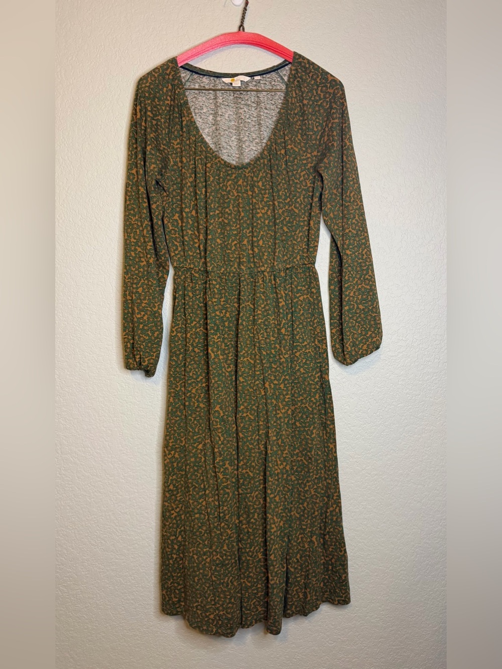 Boden Scoop Neck Jersey Midi Dress Size 6 Regular